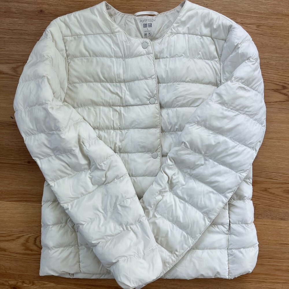 NWOT Uniqlo Women's PUFFTECH Compact Jacket: Off White